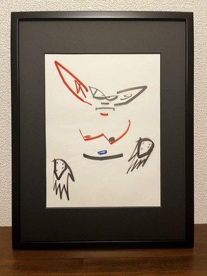FUTURA2000 Original Hand-Drawn Graffiti Art Pointman Character Unique Piece