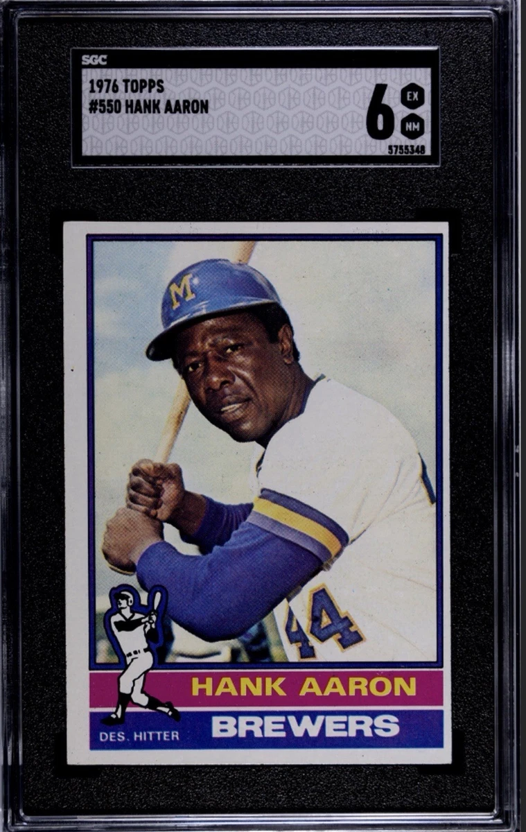 Hank Aaron Sportscard Guaranty Corporation (SGC) Baseball Sports