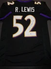 RAY LEWIS Signed / Autographed XL Baltimore Ravens NFL JERSEY COA!