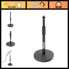 Adjustable Desktop Microphone Stand for Recording, Streaming, Podcasting - Metal