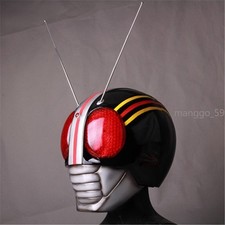 Masked Rider Cosplay Black Helmet Wearable LED Headgear Resin Kamen Rider Mask