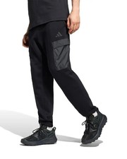 Adidas City Escape Fleece Cargo Training Pants in Black