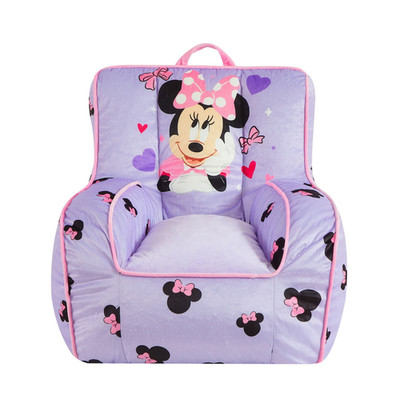 Minnie Mouse 18'' Toddler Square Beanbag Chair, Purple FREESHIP