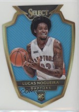 2014-15 Panini Select Premier Level Blue Prizm 27/199 Lucas Nogueira #191 0c2