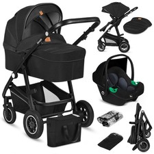 Passeggino combinato BIANKA 3 IN 1 vaschetta seggiolino auto passeggino capot...