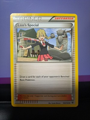 Lass's Special - 103/124 - Uncommon - XY Pokemin Card 