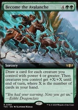 Magic/MTG Become the Avalanche XTDC-83 Rare Englisch Neu