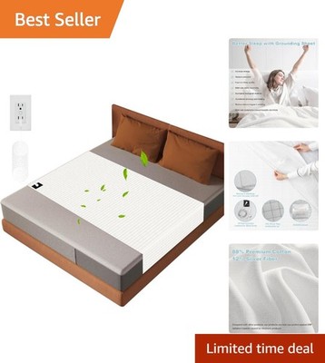 Eco-Friendly Twin XL Grounding Mat with 15ft Cord   Ultimate Comfort & Healing