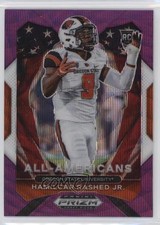 2021 Panini Prizm Draft Picks All-American Purple Wave Hamilcar Rashed Jr zg6
