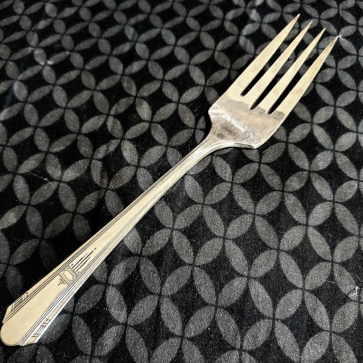 アールデコ1933年WM ROGERSカトラリーPARAMOUNT シルバーPL 1 PLACE SETTING ROGERS SILVERPLATE FLATWARE PARAMOUNT ART DECO