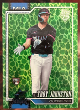 2026 Topps Baseball Miami Marlins Troy Johnston(RC) Holiday Exclusive #317