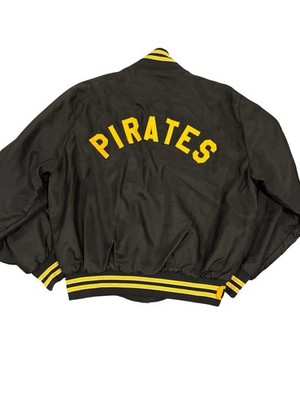 VTG 80's Holloway Pittsburgh Pirates Cole Satin Nylon Bomber