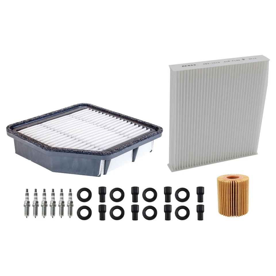 Kit de afinación Denso NGK 6 bujías y botas Kit para Lexus GS350 IS250 IS350 V6 Foto 2 de 2