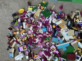 Lego Friends Lot 7+ Lbs - 41130 Amusement Park Minifigs Horses Retired Sets