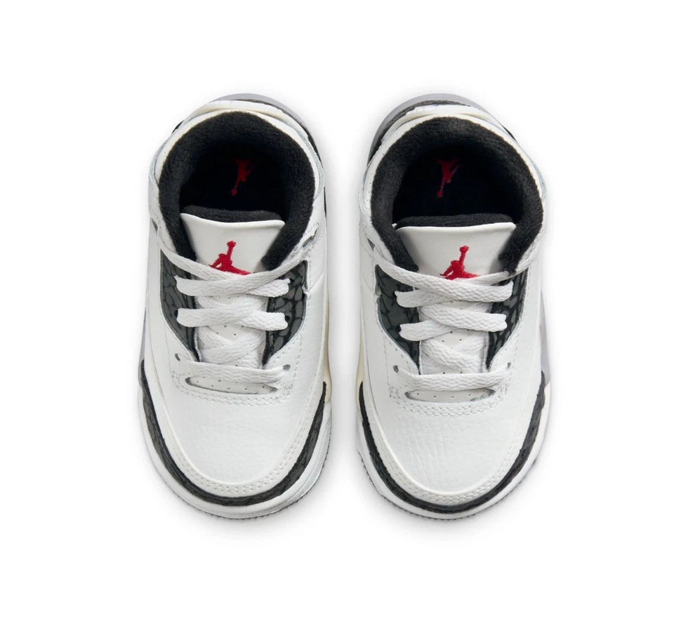 Nike Air Jordan Retro 3 Niño Gris Cemento talla 8C *NUEVO* DM0968-106 Foto 3 de 4