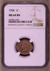 1908-P Indian Cent NGC MS64BN ***RARE ORIGINAL INDIAN CENT***