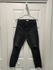 Good American Black High-Rise Skinny Jeans Women’s Size 6 (Inseam 28)