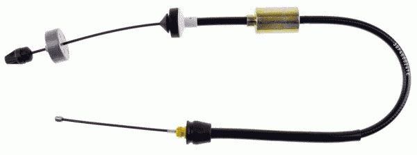 Câble d'embrayage Renault Megane à gaine lubrifiée pour moteurs essence et diesel 1.9 D ECO