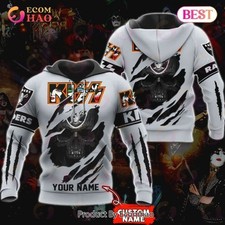 Las Vegas Kiss Band Raiders All Over Print 3D Hoodie Gift For Fan