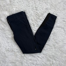 Women&rsquo;s Size IT46 Navy Equiline Knee Patch Horseback Riding Breeches