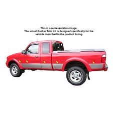 For Ford Ranger 1993-1997 SAA TH33327 F-Type Polished Rocker Panel Covers