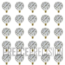 Liquid Filled Lower Mount Pressure Gauge with 2.5" Dial, 0-6000PSI, Pack of 25