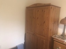 Double Pine Wardrobe
