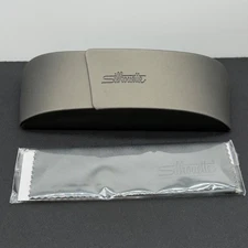 Silhouette Eyeglasses Case Only Hardcase Gray Flip Top Magnetic