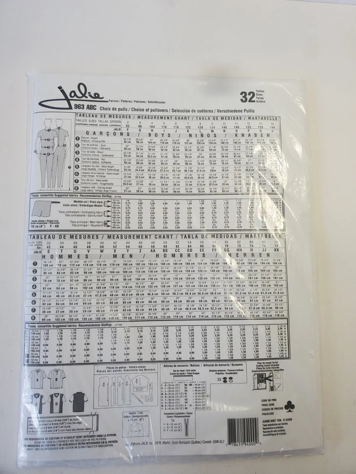 Jalie Sewing Pattern Short Sleeve Collared Shirt - Image 3 of 4