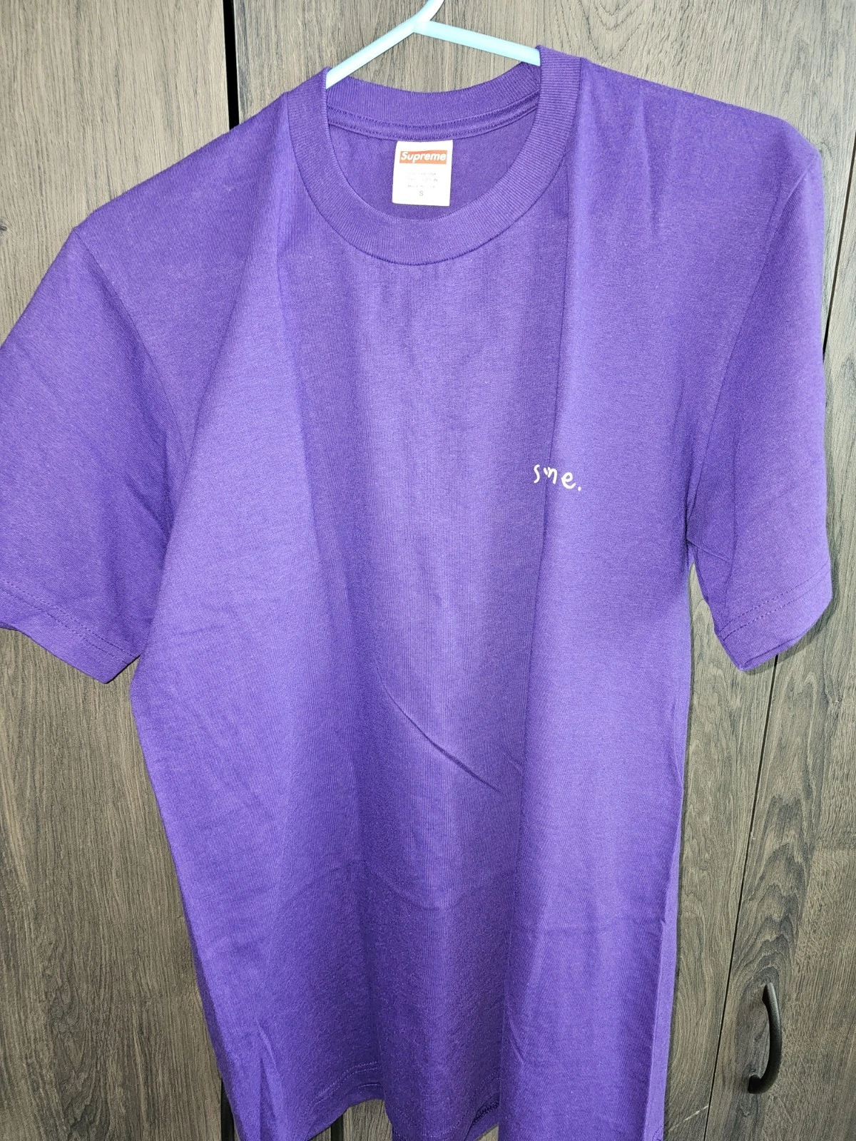 Tee shirt violet Supreme Ying Yang petit FW23 neuf