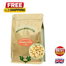 1kg Gluten-Free Banana Snack - Non-GMO, Delicious Crunchy Chips for Toppings 17.99 per kilo