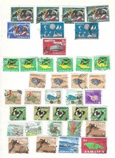 COLLECTION DE 65 TIMBRES JAMAÏQUE