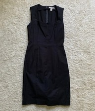 Banana Republic Women's Classic Little Black Dress Size 6 Knee Length EUC
