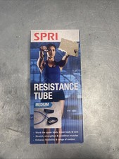 SPRI Medium Resistance Tube for Fitness Exercise Up to 30LBs Of Resistance