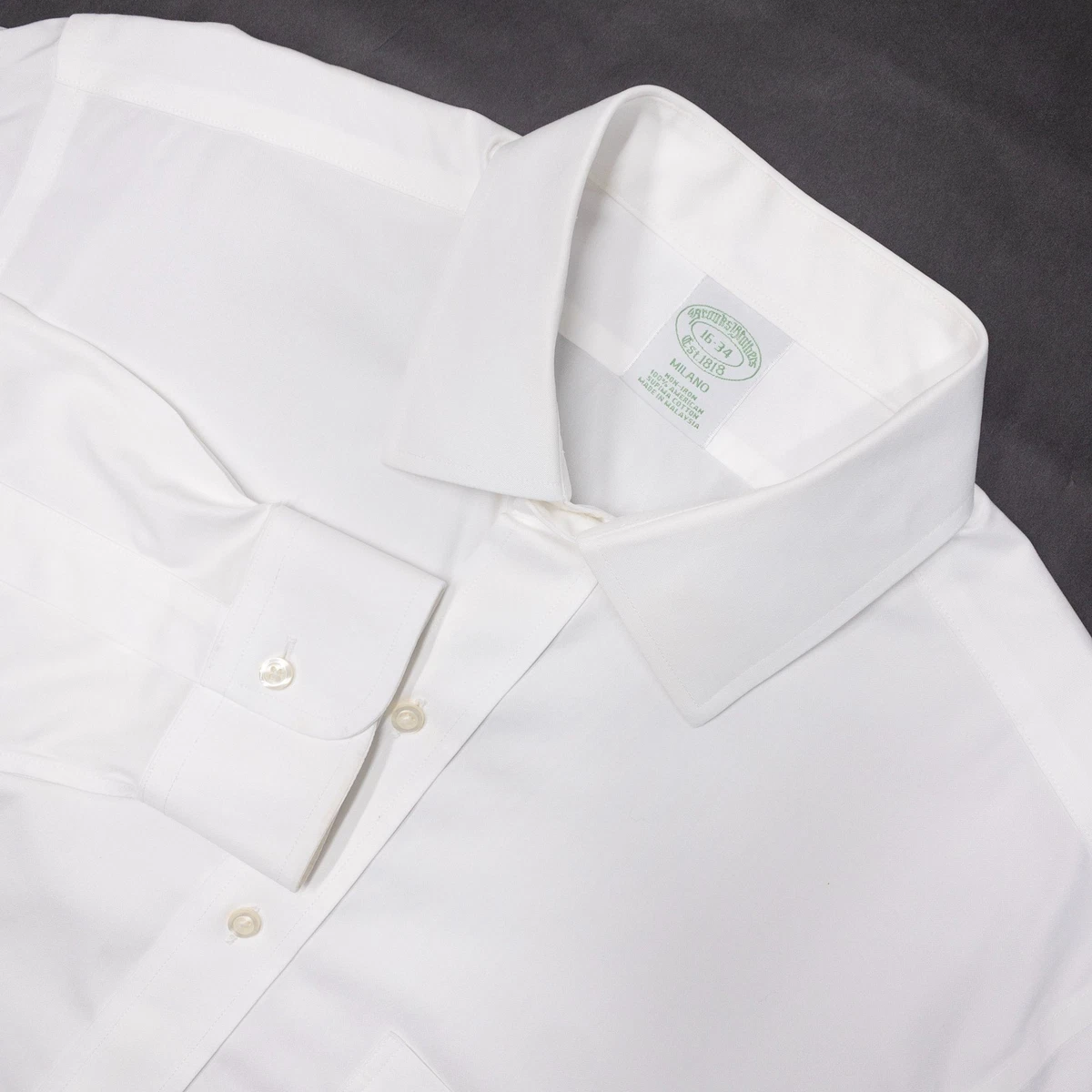 【Makers】Brooks Brothers BDシャツ 白 15 1/2-2 Brooks Brothers White Button-Down Dress Shirts for Men for sale | eBay