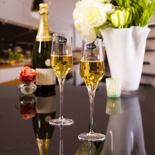 LUIGI BORMIOLI 6er Set Flöten Supremo Champagner 24cl transparent Tischdekoration - Bild 2 von 5