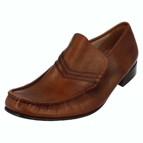 Herren Schaufensterware Feathermaster Idaho Leder Slipper By Grenson Preis - Picture 8 of 12