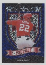 2021 Panini Chronicles Crusade Blue Velocity Prizm Juan Soto #18 0q84