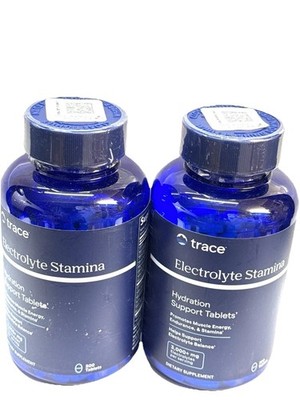 trace electrolyte stamina hydration support tablets 600 tablets exp sept 2027