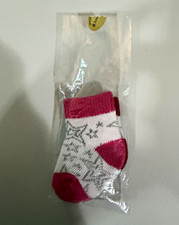 NWT American Girl Doll Pink  White Star Ankle Socks Replacement New In Package