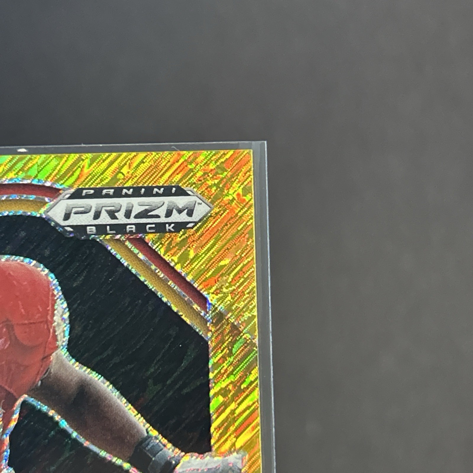 2025 Panini Prizm Black FOTL Will Shields Gold Shimmer Auto /10 Chiefs view 9