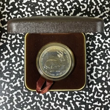 1977 Jordan Conservation 2 1/2 Dinars Lot#B2762 Silver! Proof! With Case & C.O.A