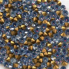1028 PP18 LSA *** 100 STRASS SWAROVSKI FOND CONIQUE 2,45mm LIGHT SAPPHIRE G