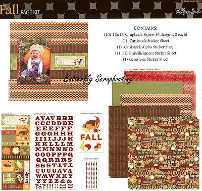 Fall Harvest Thanksgiving 12X12 Scrapbooking Kit The Paper Studio ...