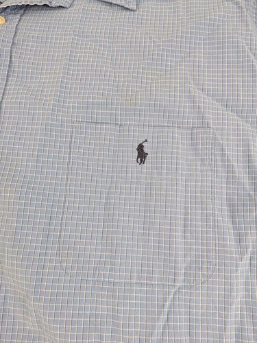 Vintage Ralph Lauren Men's Blake Shirt Size 5XB Blue Checkered - Picture 3 of 8