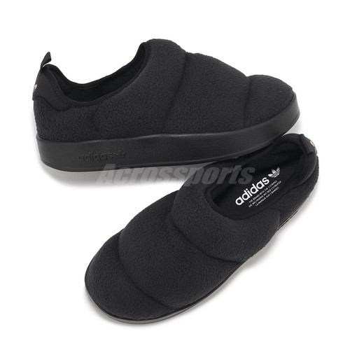 adidas Originals Puffylette Core Black Men Unisex Slip On Casual Sandals IG7152 - Picture 7 of 8