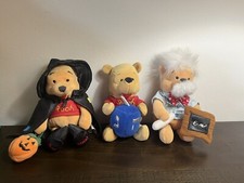 Lot of 3 Vintage Disney s Winnie The Pooh Pooh Bear Plush