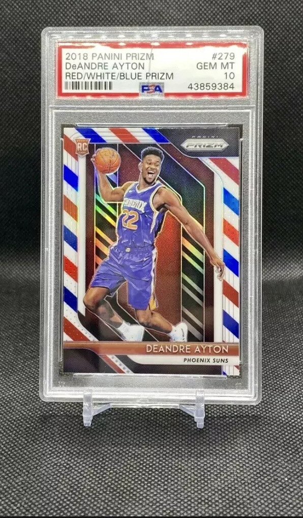 その他 2018 Panini Prizm Deandre ayton Psa10! 2018-19 PANINI PRIZM NBA 🏀 RWB PRIZM DEANDRE AYTON RC #279 PSA 10