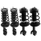 For 2012-2014 Toyota Camry 4 Pcs Front Rear Struts Assembly Mounts Coil Spring