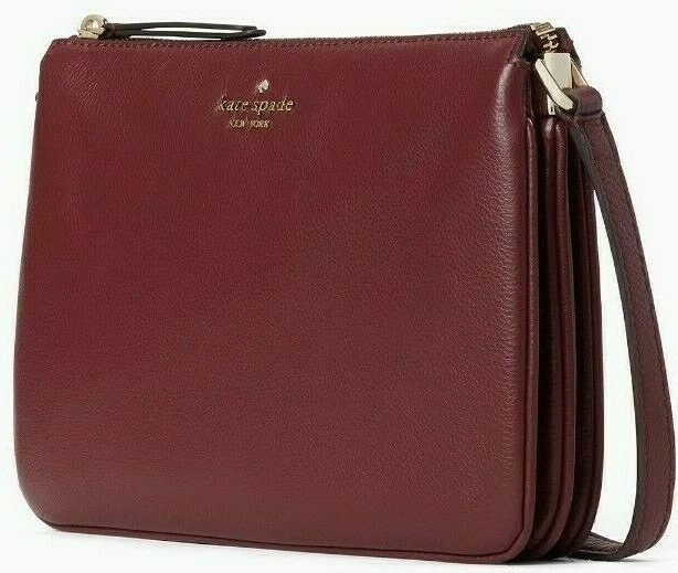 Kate Spade Women's Jackson Top Zip Crossbody Leather Handbags